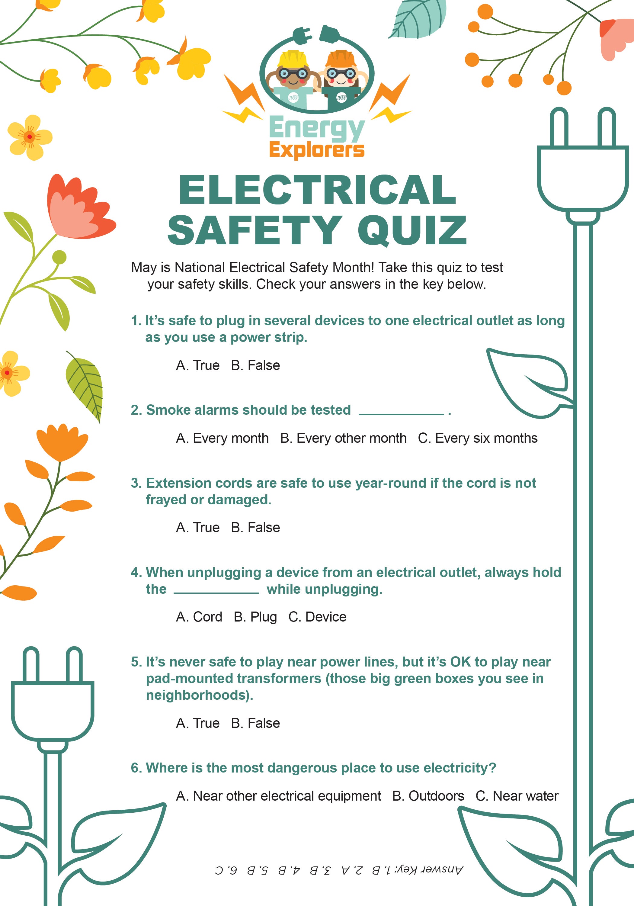 safety quiz