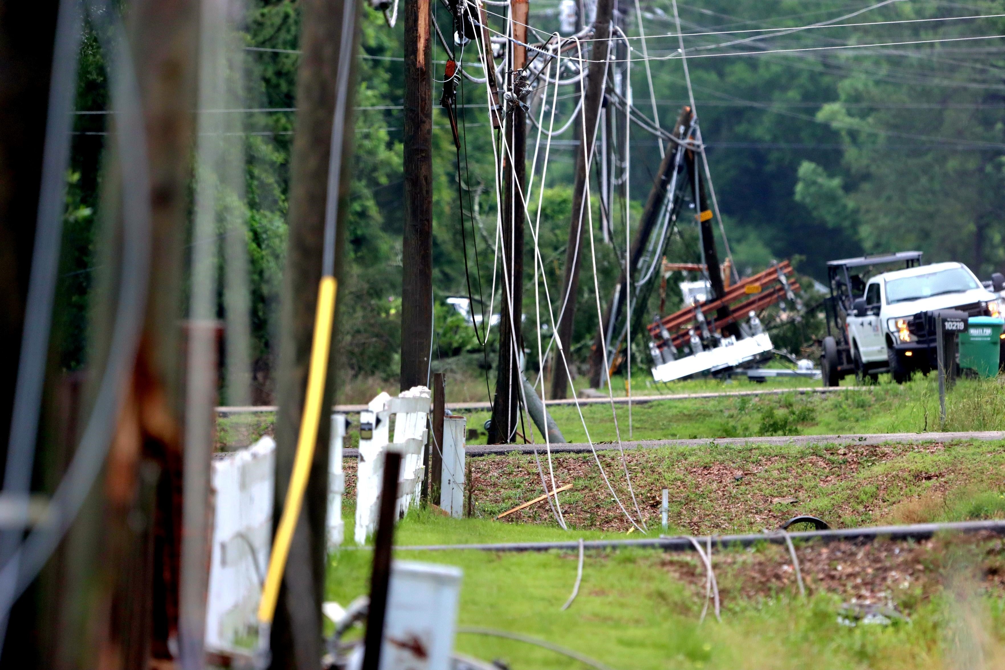 damaged lines
