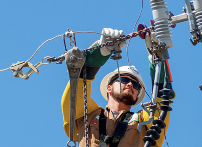 Lineman Working