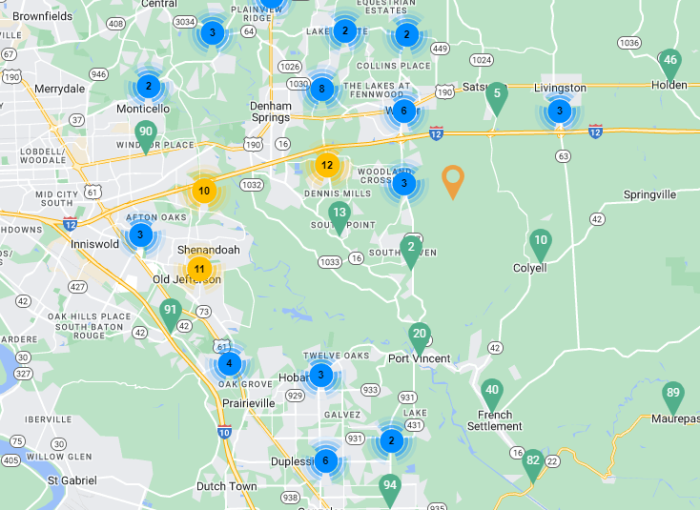 locations